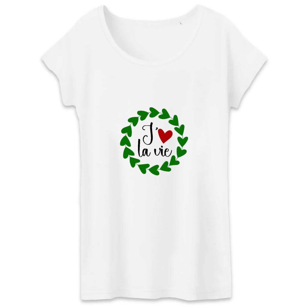 T-shirt Femme, J'aime la vie