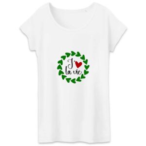 T-shirt Femme, J'aime la vie