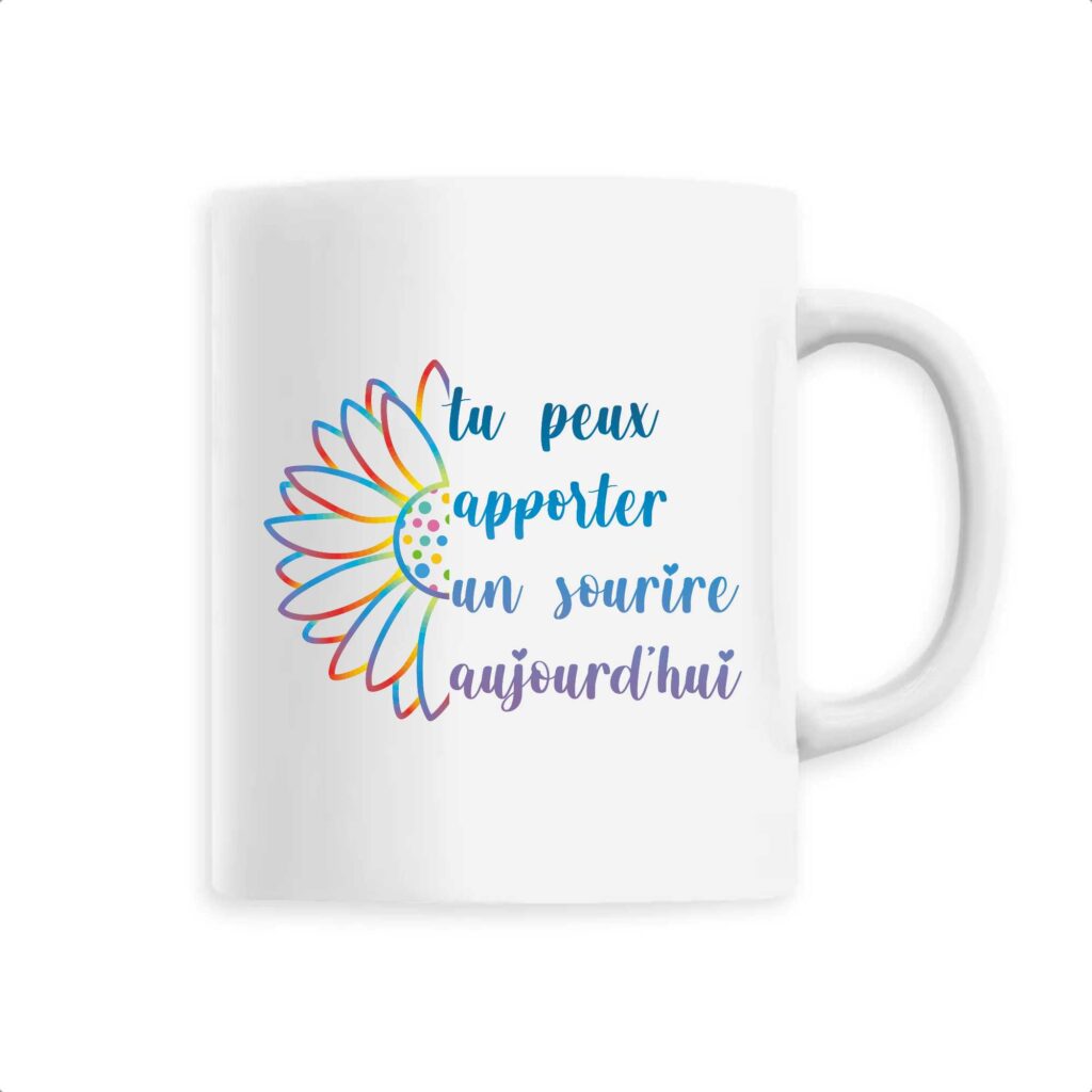 smile today, Mug cu00e9ramique
