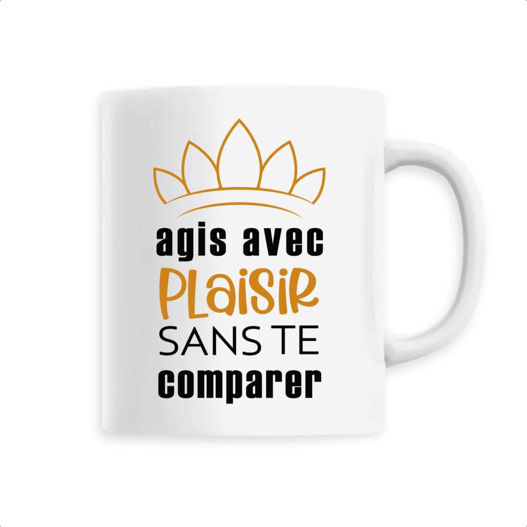 Mug céramique, agis avec plaisir