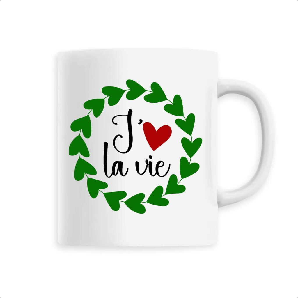 Mug, J'aime la vie