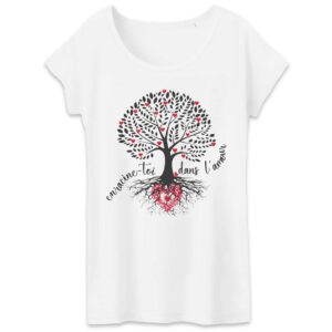 Roots of love, T-shirt Femme bio